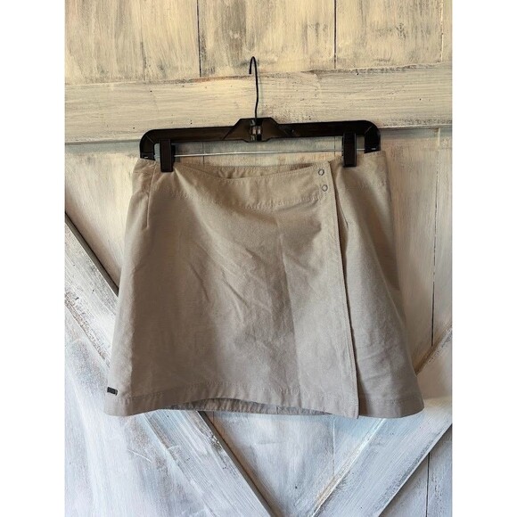 Merrell Dresses & Skirts - MERRELL Opti-Wick UPF 50+ Women's Hiking Skirt Size 4 Beige Athletic Outdoor